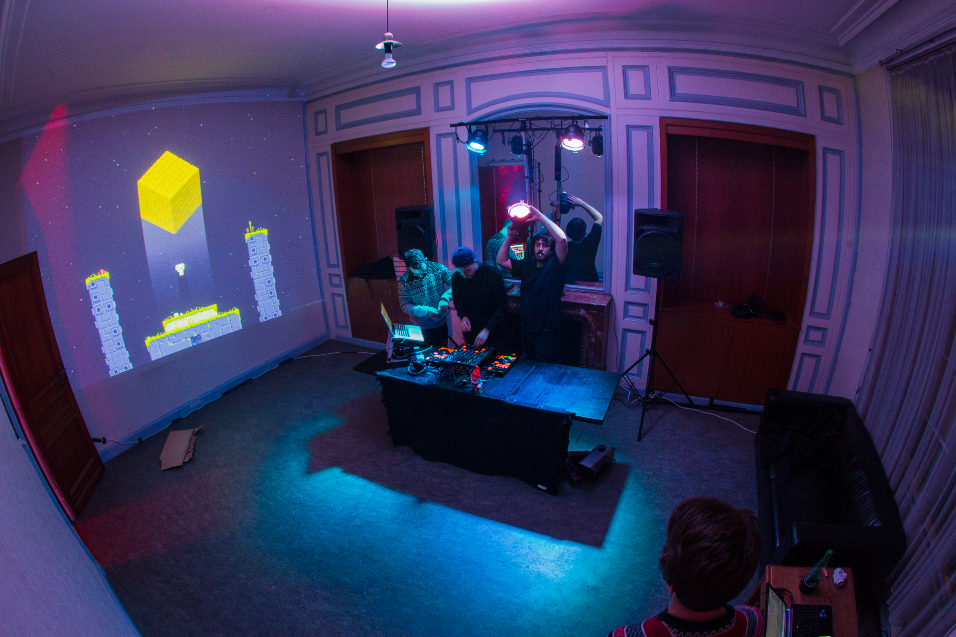 Jeanine White at work with a colleague